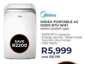 Kloppers Midea portable ac 12000 btu wifi offer