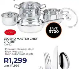 Kloppers Legend master chef set offer