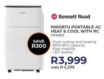 Kloppers Bennett Read 9000btu portable ac heat & cool with rc offer