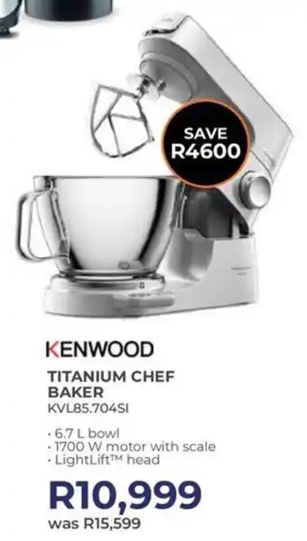 Kloppers Kenwood titanium chef baker offer