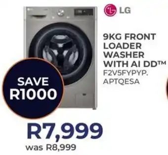 Kloppers LG front loader washer with ai dd offer