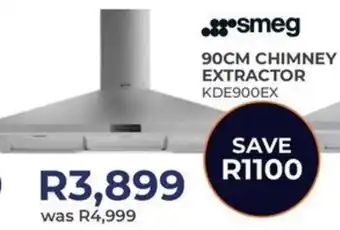 Kloppers Smeg 90cm chimney extractor offer