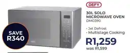 Kloppers Defy solo microwave oven offer