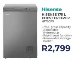 Kloppers Hisense chest freezer offer