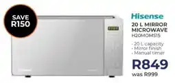 Kloppers Hisense mirror microwave offer