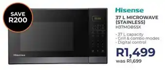 Kloppers Hisense microwave stainless offer