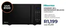Kloppers Hisense microwave black offer
