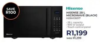 Kloppers Hisense microwave black offer