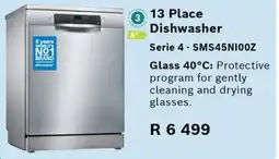 Kloppers BOSCH 13 Place Dishwasher Serie 4 offer