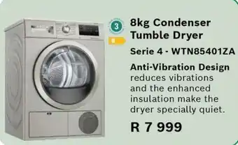 Kloppers BOSCH Condenser Tumble Dryer offer