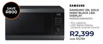 Kloppers Samsung solo mwo black led display offer