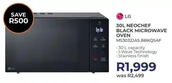 Kloppers LG neochef black microwave oven offer
