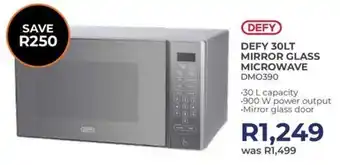 Kloppers Defy mirror glass microwave offer
