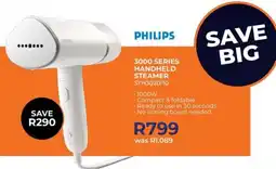Kloppers Philips 3000 series handheld steamer offer