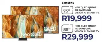 Kloppers Samsung 75" Neo QLED 4K Vision AI Smart TV offer