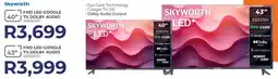 Kloppers Skyworth 40" FHD LED Google TV offer