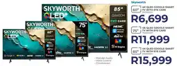 Kloppers Skyworth 75" 4K QLED Google Smart TV with Eye Care offer
