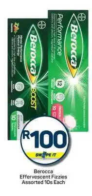 Pick n Pay Berocca Effervescent Fizzies Assorted 10s Each offer