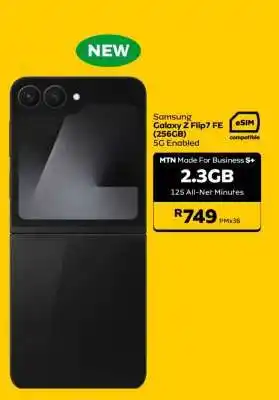 MTN Samsung Galaxy Z Flip7 FE (256GB) offer