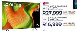 Kloppers LG 65" OLED AI B5 4K 120HZ Smart TV offer