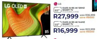 Kloppers LG 65" OLED AI B5 4K 120HZ Smart TV offer