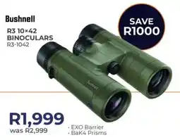 Kloppers Bushnell R3 10x42 Binoculars offer