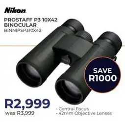 Kloppers Nikon Prostaff P3 10x42 Binocular offer