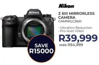 Kloppers Nikon Z 6III Mirrorless Camera offer
