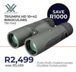 Kloppers Vortex Triumph HD 10x42 Binoculars offer