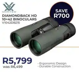 Kloppers Vortex Diamondback HD 10x42 Binoculars offer