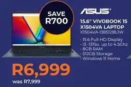 Kloppers Asus 15.6" Vivobook 15 X1504VA Laptop offer