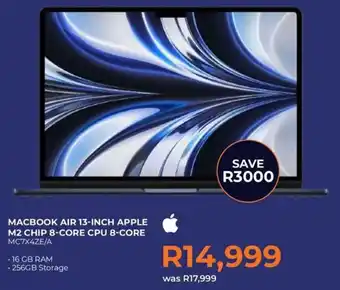 Kloppers Apple macbook air 13-inch m2 chip 8-core cpu 8-core offer