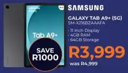 Kloppers Samsung Galaxy Tab A9+ 5G offer