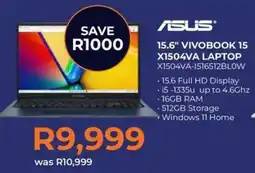 Kloppers Asus' 15.6" Vivobook 15 X1504VA Laptop offer