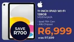 Kloppers Apple 11-inch iPad Wi-Fi 128GB offer