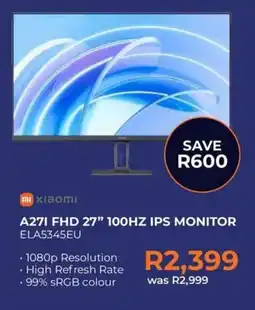 Kloppers Xiaomi A271 FHD 27" 100HZ IPS Monitor offer