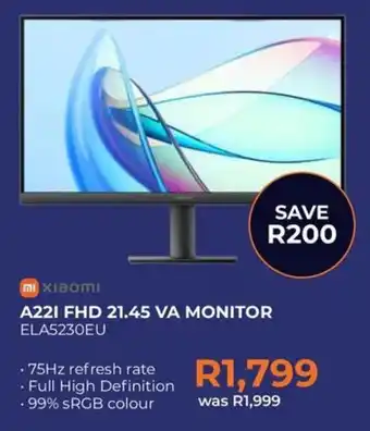 Kloppers Xiaomi A22I FHD 21.45 VA Monitor offer