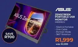 Kloppers ASUS ZenScreen Portable USB Monitor offer