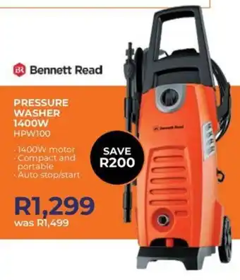 Kloppers Bennett Read Pressure Washer 1400W offer