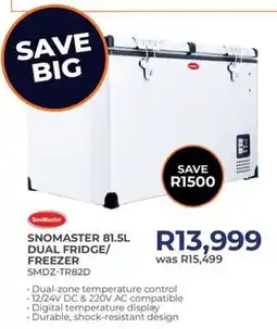 Kloppers SnoMaster Dual Fridge/ Freezer offer