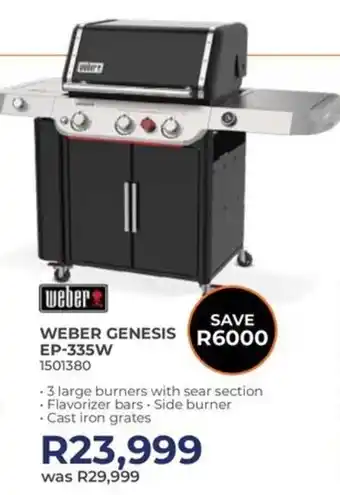 Kloppers Weber Genesis EP-335W offer