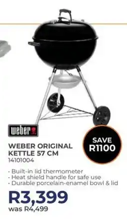 Kloppers Weber Original Kettle offer