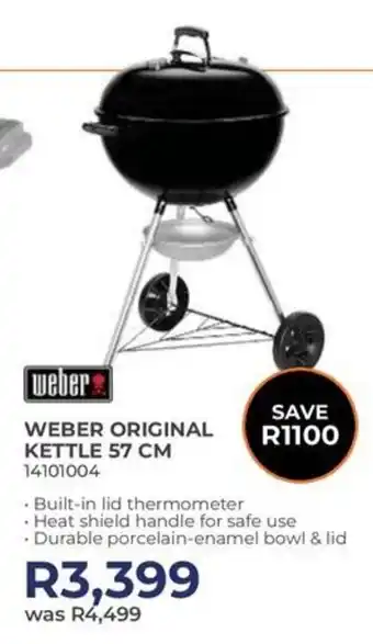 Kloppers Weber Original Kettle offer