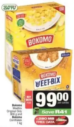 KwikSpar Bokomo Weetbix Original and Bokomo Cornflakes offer