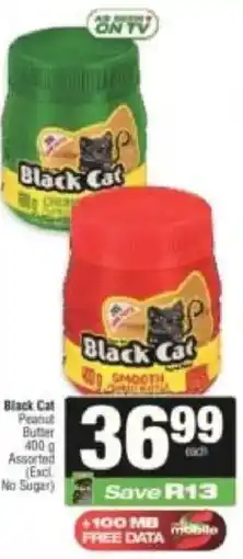 KwikSpar Black Cat Peanut Butter Assorted offer