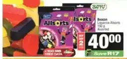 KwikSpar Beacon Liquorice Allsorts Assorted offer