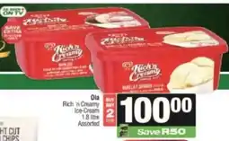 KwikSpar Ola Rich'n Creamy Ice Cream offer