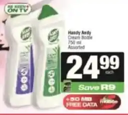 KwikSpar Handy Andy Cream Bottle offer