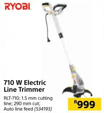 Builders Warehouse Ryobi Electric Line Trimmer 710W offer
