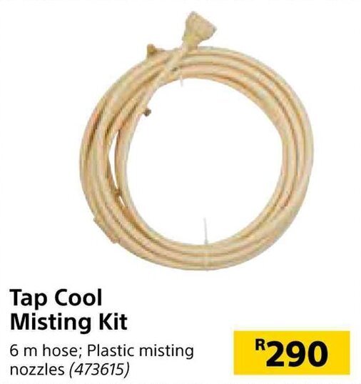 Tap Cool Misting Kit 6m offer at Builders Warehouse